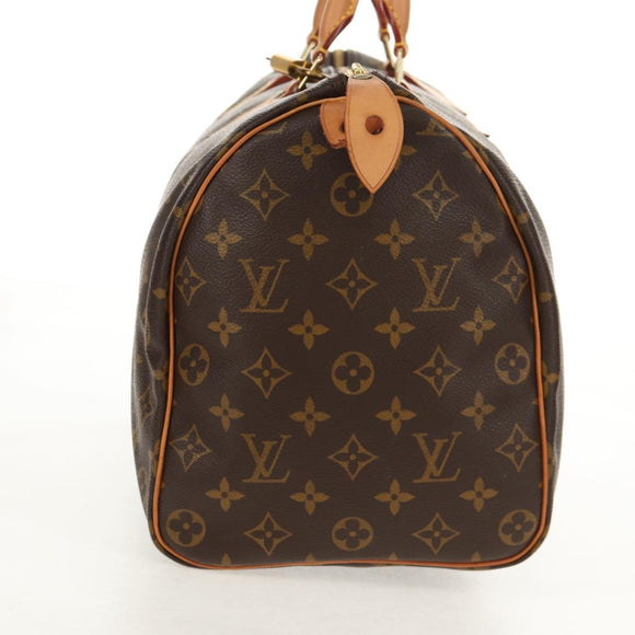 LOUIS VUITTON Monogram Speedy 35 Hand Bag M41524 LV Auth 149613V