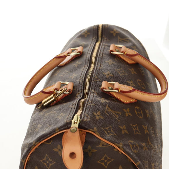LOUIS VUITTON Monogram Speedy 35 Hand Bag M41524 LV Auth 149613V