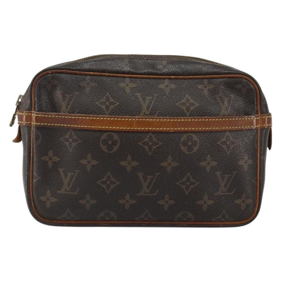 LOUIS VUITTON Monogram Compiegne 23 Clutch Bag M51847 LV Auth 149617