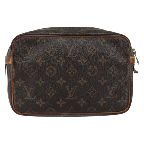 LOUIS VUITTON Monogram Compiegne 23 Clutch Bag M51847 LV Auth 149617