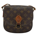 LOUIS VUITTON Monogram Saint Cloud PM Shoulder Bag M51244 LV Auth 149618-13