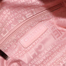 CHANEL Choco Bar COCO Mark Hand Bag Caviar Skin Pink Silver CC Auth 149620-16