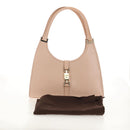 GUCCI Jackie Shoulder Bag Leather Pink Gold 002 1067 Auth 149621V-25