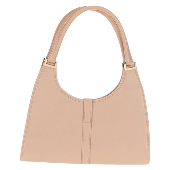 GUCCI Jackie Shoulder Bag Leather Pink Gold 002 1067 Auth 149621V