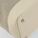 LOEWE Hand Bag Canvas Gray Auth 149622-14