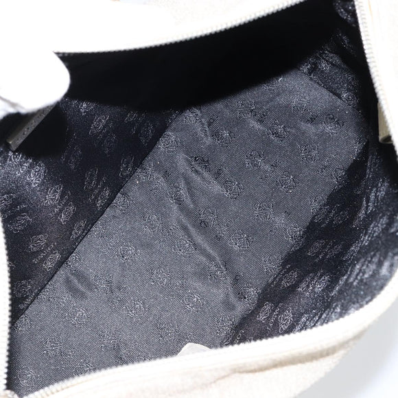 LOEWE Hand Bag Canvas Gray Auth 149622