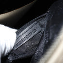 LOEWE Hand Bag Canvas Gray Auth 149622-12