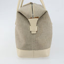 LOEWE Hand Bag Canvas Gray Auth 149622-3