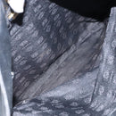 LOEWE Anagram Hand Bag Leather Black Gold Auth 149623-11