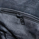 LOEWE Anagram Hand Bag Leather Black Gold Auth 149623-19