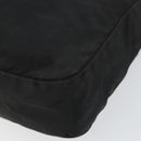 PRADA Shoulder Bag Nylon Black Silver Auth 149624-15