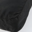PRADA Shoulder Bag Nylon Black Silver Auth 149624-18