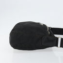 PRADA Shoulder Bag Nylon Black Silver Auth 149624-3