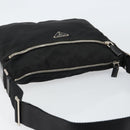PRADA Shoulder Bag Nylon Black Silver Auth 149624-6