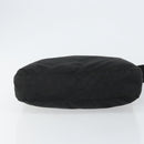 PRADA Shoulder Bag Nylon Black Silver Auth 149624-5