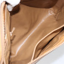 CELINE Macadam Canvas Shoulder Bag PVC Beige Gold Auth 149632-17