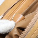 CELINE Macadam Canvas Shoulder Bag PVC Beige Gold Auth 149632-23