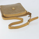 CELINE Macadam Canvas Shoulder Bag PVC Beige Gold Auth 149632-7