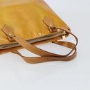 LOUIS VUITTON Monogram Vernis Houston Hand Bag Beige M91004 LV Auth 149638-7