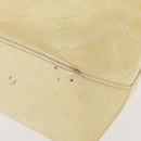 LOUIS VUITTON Monogram Vernis Reade PM Hand Bag Perle M91336 LV Auth 149639-18