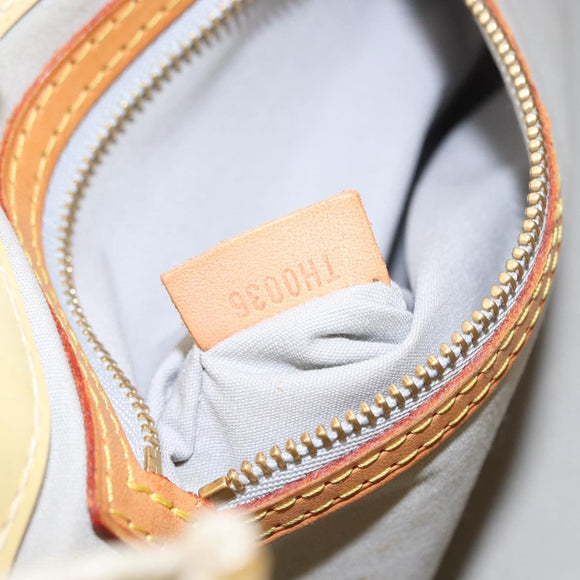 LOUIS VUITTON Monogram Vernis Reade PM Hand Bag Perle M91336 LV Auth 149639