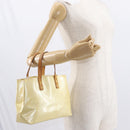 LOUIS VUITTON Monogram Vernis Reade PM Hand Bag Perle M91336 LV Auth 149639-25