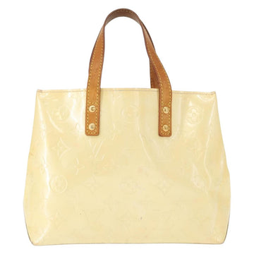 LOUIS VUITTON Monogram Vernis Reade PM Hand Bag Perle M91336 LV Auth 149639 - 0