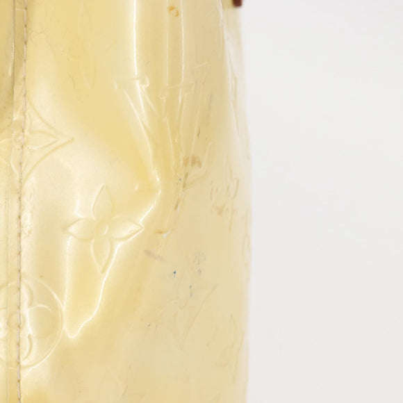 LOUIS VUITTON Monogram Vernis Reade PM Hand Bag Perle M91336 LV Auth 149639