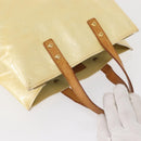 LOUIS VUITTON Monogram Vernis Reade PM Hand Bag Perle M91336 LV Auth 149639-8