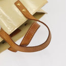 LOUIS VUITTON Monogram Vernis Reade PM Hand Bag Perle M91336 LV Auth 149639-9