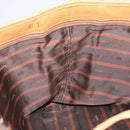 LOEWE Anagram Tote Bag Leather Beige Gold Auth 149645-17