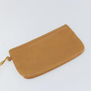 LOEWE Anagram Tote Bag Leather Beige Gold Auth 149645-19