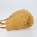 LOEWE Anagram Tote Bag Leather Beige Gold Auth 149645-4