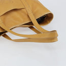 LOEWE Anagram Tote Bag Leather Beige Gold Auth 149645-7
