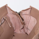 BALENCIAGA The Paper A6 Hand Bag Leather 2way Beige Silver 370926 Auth 149646-20