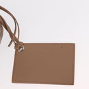 BALENCIAGA The Paper A6 Hand Bag Leather 2way Beige Silver 370926 Auth 149646-25