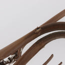 BALENCIAGA The Paper A6 Hand Bag Leather 2way Beige Silver 370926 Auth 149646-9