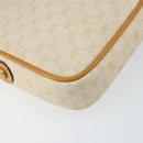 GUCCI Micro GG Supreme Shoulder Bag PVC White Gold 007 113 1943 Auth 149650-18