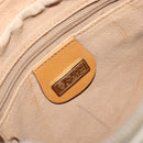 GUCCI Micro GG Supreme Shoulder Bag PVC White Gold 007 113 1943 Auth 149650-20