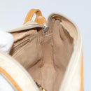 GUCCI Micro GG Supreme Shoulder Bag PVC White Gold 007 113 1943 Auth 149650-21