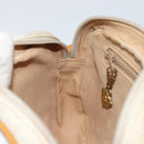 GUCCI Micro GG Supreme Shoulder Bag PVC White Gold 007 113 1943 Auth 149650-22