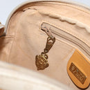 GUCCI Micro GG Supreme Shoulder Bag PVC White Gold 007 113 1943 Auth 149650-23