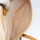 GUCCI Micro GG Supreme Shoulder Bag PVC White Gold 007 113 1943 Auth 149650-25