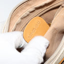 GUCCI Micro GG Supreme Shoulder Bag PVC White Gold 007 113 1943 Auth 149650-12