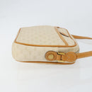 GUCCI Micro GG Supreme Shoulder Bag PVC White Gold 007 113 1943 Auth 149650-3