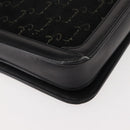 GIVENCHY Shoulder Bag Suede Black Gold Auth 149651-15