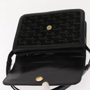 GIVENCHY Shoulder Bag Suede Black Gold Auth 149651-10