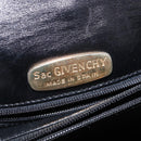 GIVENCHY Shoulder Bag Suede Black Gold Auth 149651-18