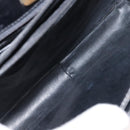 GIVENCHY Shoulder Bag Suede Black Gold Auth 149651-11