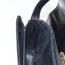 GIVENCHY Shoulder Bag Suede Black Gold Auth 149651-20